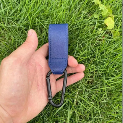 Leather Stroller Hook Set