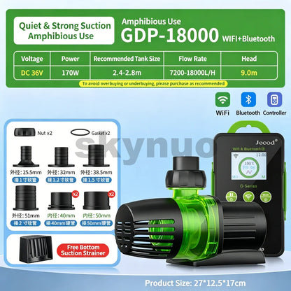 Jecod Smart WiFi & Bluetooth DC Submersible Water Pump
