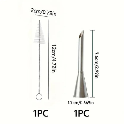 Professional Cake Decorating & Cream Filling Piping Tips Set