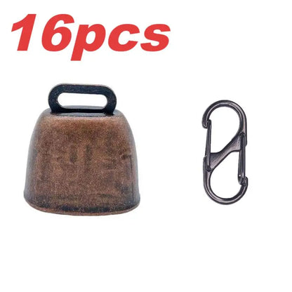 Title Livestock Grazing Bell with Locking Carabiner