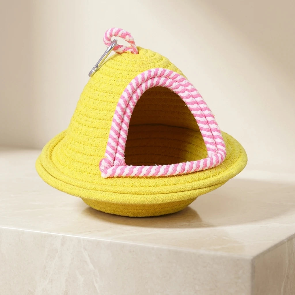 Handwoven Cotton Bird Nest House