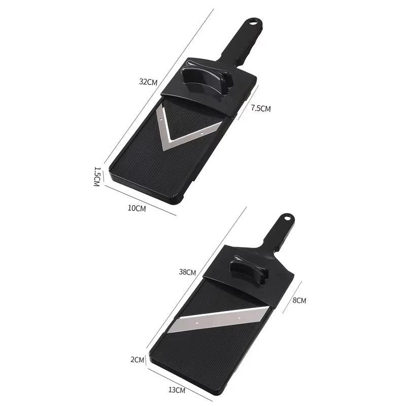 Manual Vegetable Grater with Stainless Steel Blades