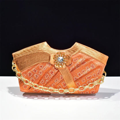 Luxury Rhinestone Evening Clutch Bag