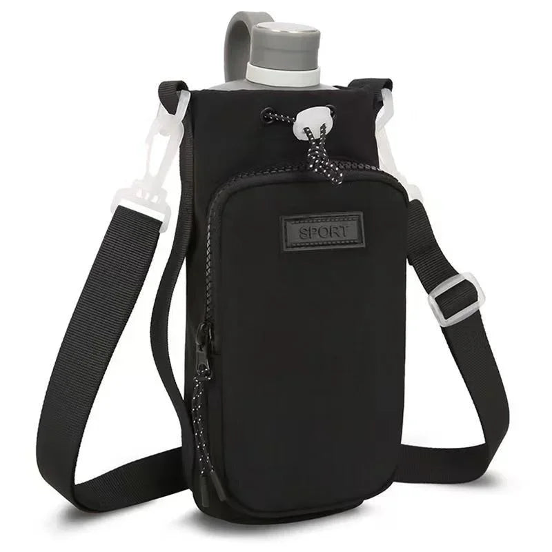 Portable Water Bottle Crossbody Carrier Bag