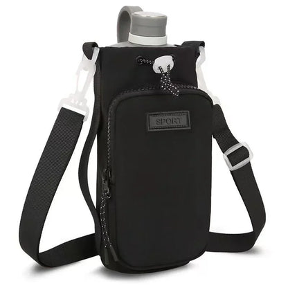 Portable Water Bottle Crossbody Carrier Bag
