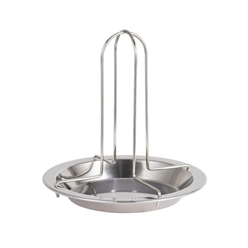 Stainless Steel Chicken Roasting Grill Stand with Bowl