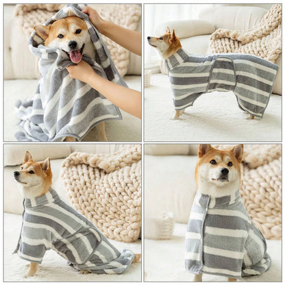 Quick-Drying Microfiber Pet Bath Towel