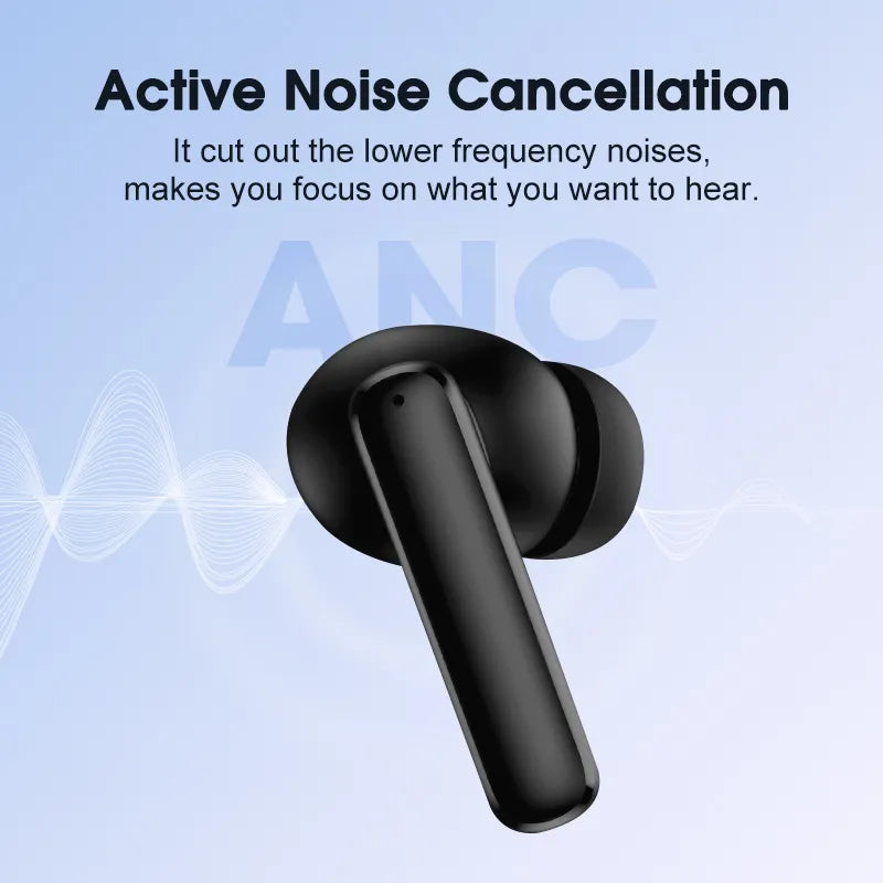 Qcy T13 ANC Wireless Earphones Bluetooth 5.3 TWS ANC Noise Cancellation