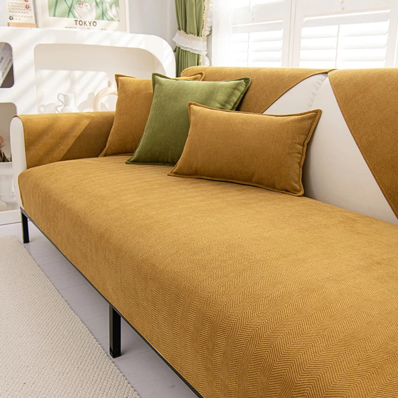 Universal Chenille Non-Slip Sofa Cover