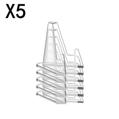 Transparent Mini Triangle Card & Collectible Display Stands