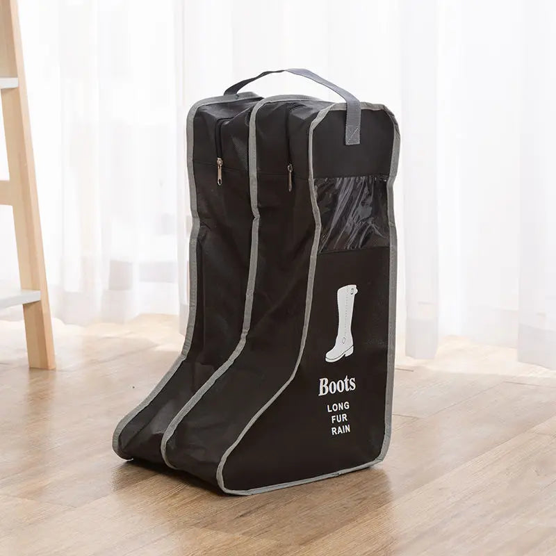 Long Boot & Shoe Storage Bag with Zipper