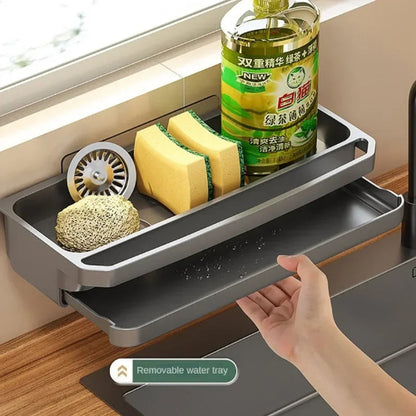 Sink Drain Organizer Shelf