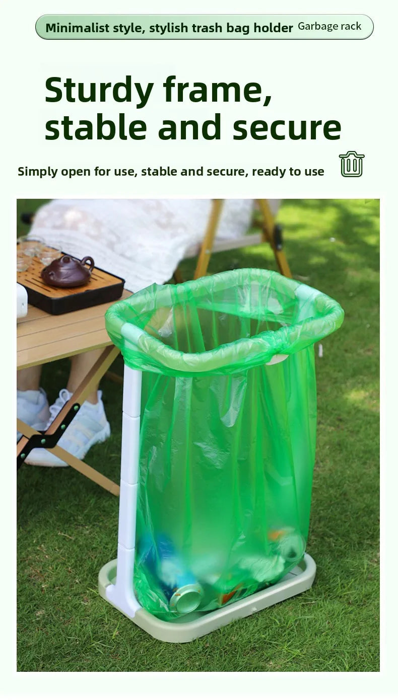 Portable Folding Trash Bag Stand