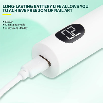Mini Rechargeable UV Nail Lamp with Silicone Stamper