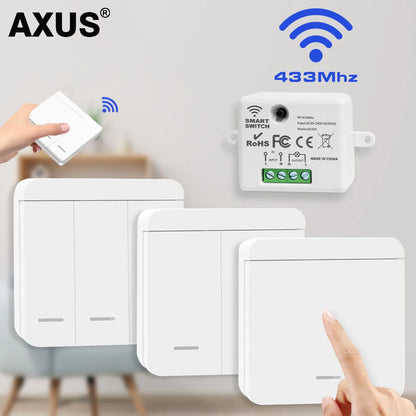 Wireless RF 433MHz Light Switch Relay Receiver