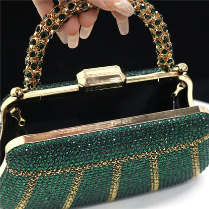 Luxury Rhinestone Evening Clutch Bag