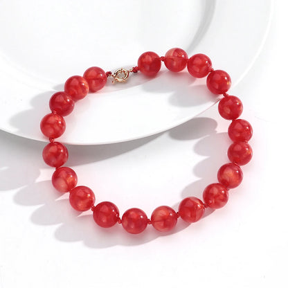 Fishsheep Multicolor Beaded Choker Necklace