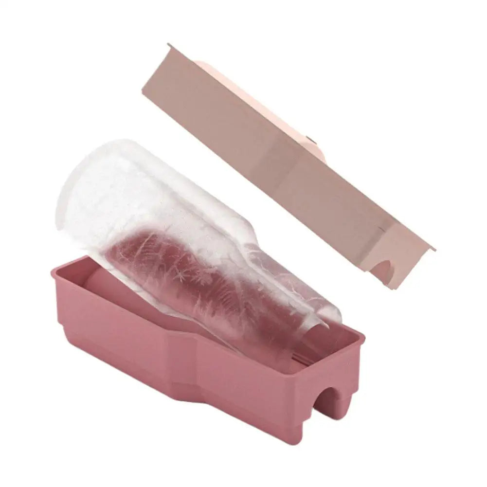 One-Press Silicone Ice Cube Maker with Storage Box