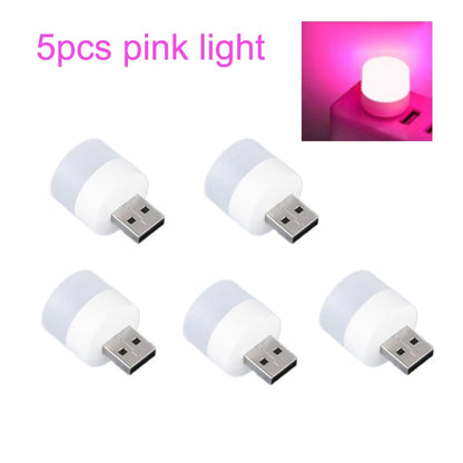 5pcs Mini USB Plug Lamp 5V Super Bright