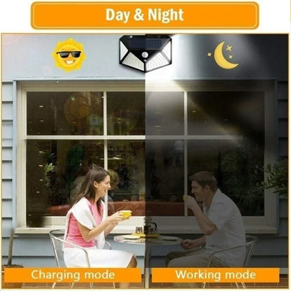 Waterproof Solar Security Light with PIR Motion Detection