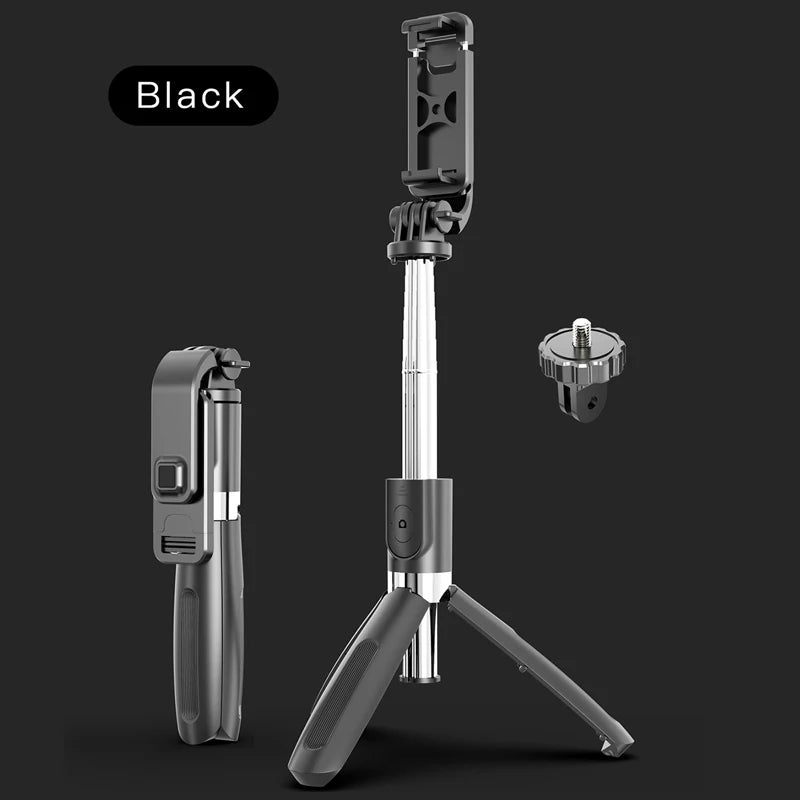 4 In1 Wireless Bluetooth Selfie Stick Tripod Phone Stand