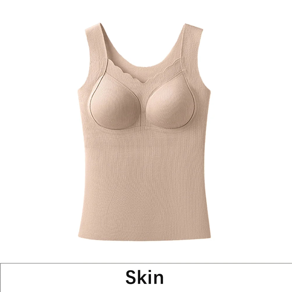 No-Bra Needed Heated Style Thermal Camisole