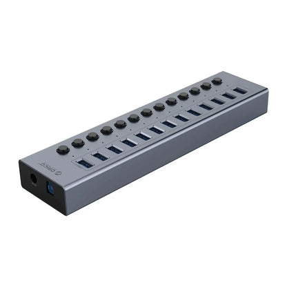 Multi-Port USB 3.0 Data Hub & Power Adapter for PC and Laptop
