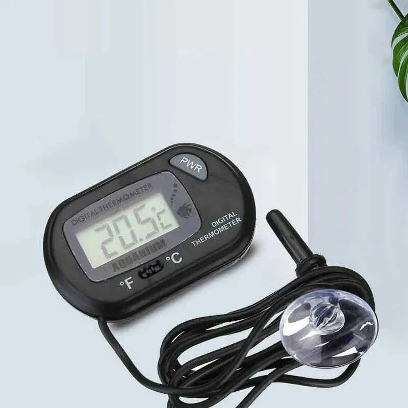 Waterproof LCD Fish Tank & Reptile Habitat Thermometer