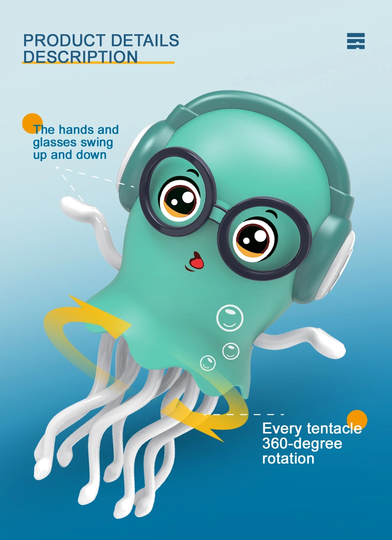 Interactive Dancing Octopus Toy