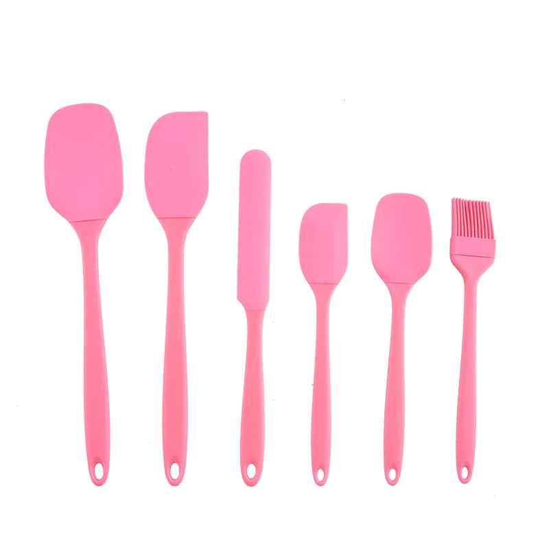 Silicone Spatula, Scraper & Basting Brush Baking Set