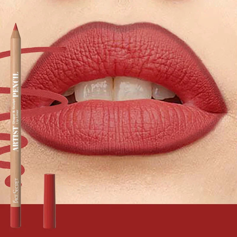 18 Color Lip Liner Pencil Set
