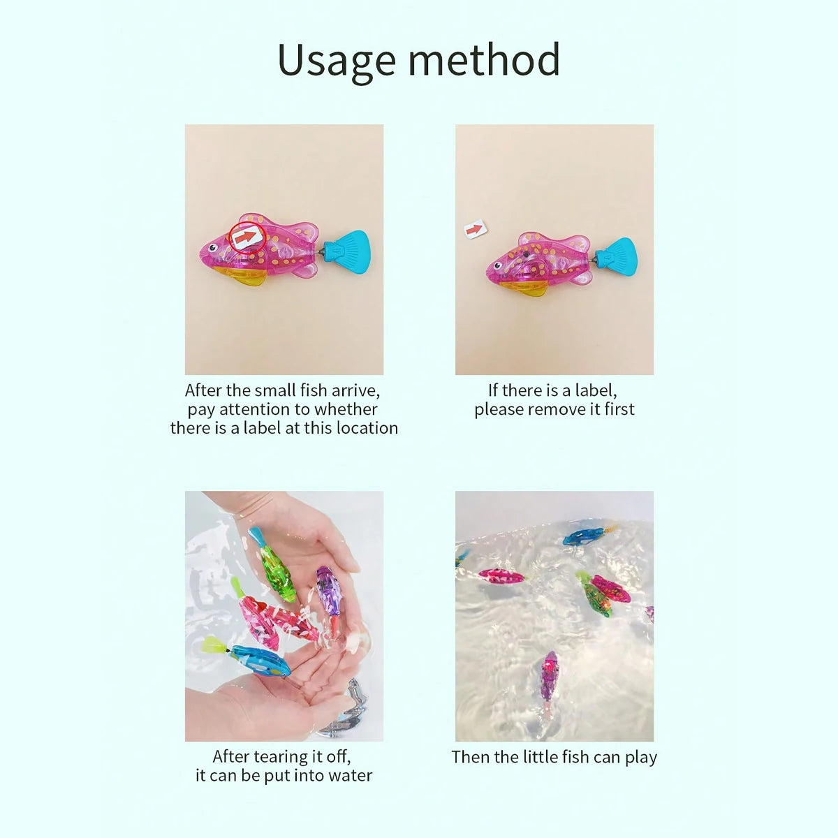 Interactive Floating Fish Cat Toy Set