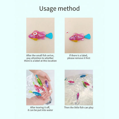 Interactive Floating Fish Cat Toy Set
