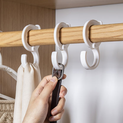 Space Saving Rotated Hanger Hooks