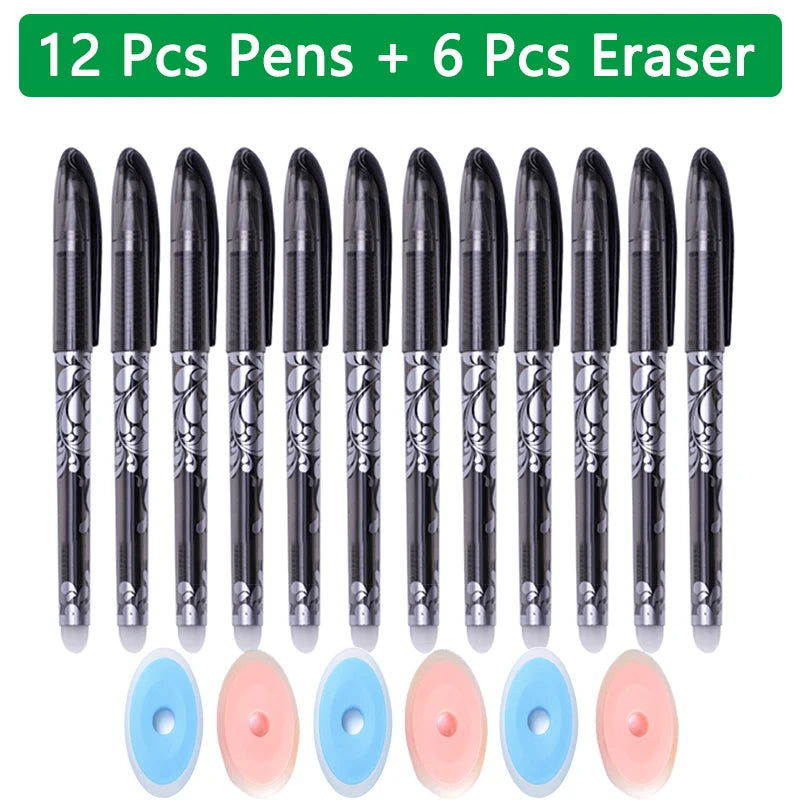 Erasable Gel Pen Refill Set