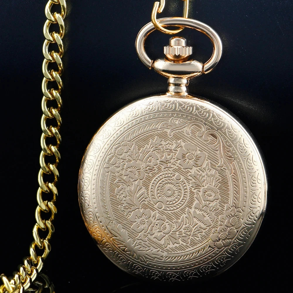 Quartz Pocket Watch To My Daughter I Love You Necklace