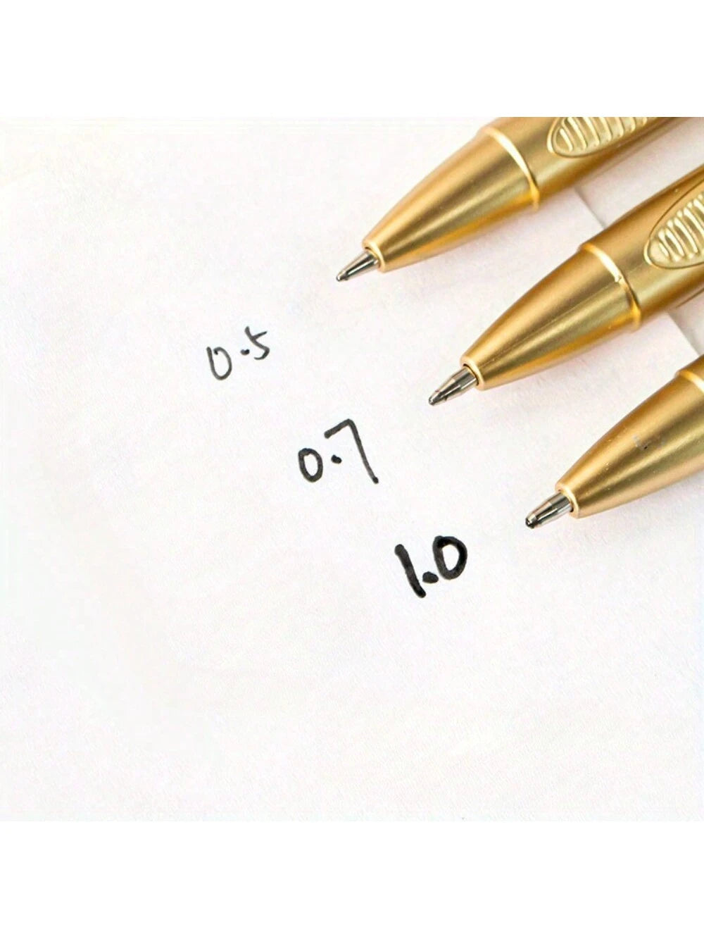 Black & Gold Gel Pens – 0.5mm Fine Tip
