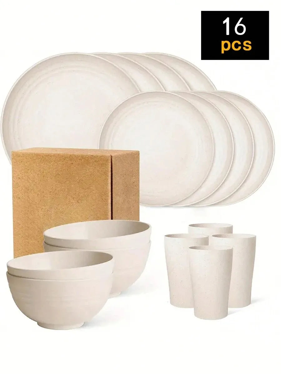 Reusable Plastic Tableware Set