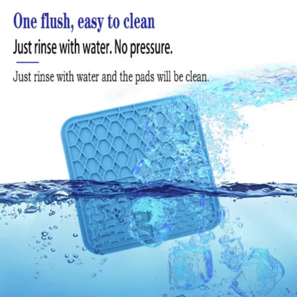 Slow Feeder & Bath Distraction Mat for Dogs