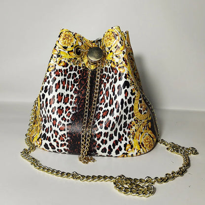 Women’s Bucket Crossbody Bag – Large Capacity Chain Shoulder Bag