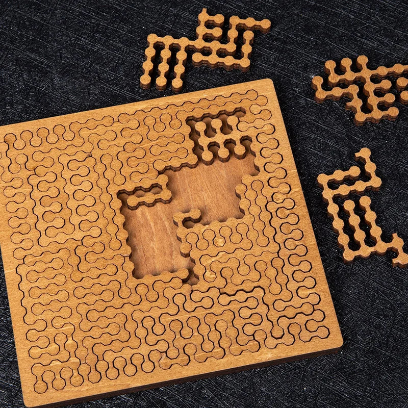 Impossible Wooden IQ Puzzle Game
