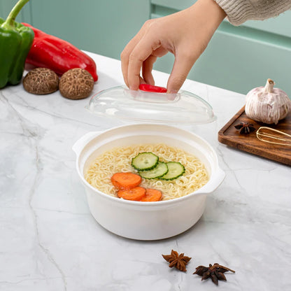 Microwave Food Steamer & Soup Bowl with Lid