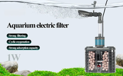 USB Aquarium Internal Filter with Bio Sponge & Water Filtration
