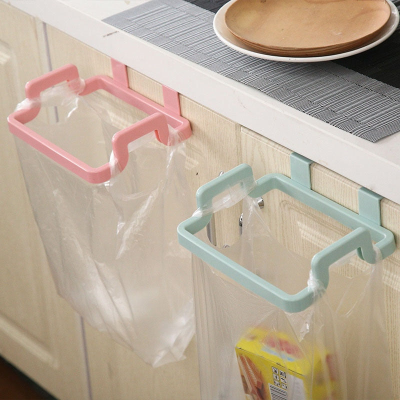 1 Pcs Hanging Trash Bag Rack