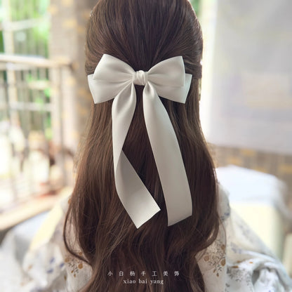 Korean Style Fabric Hair Bow Clip