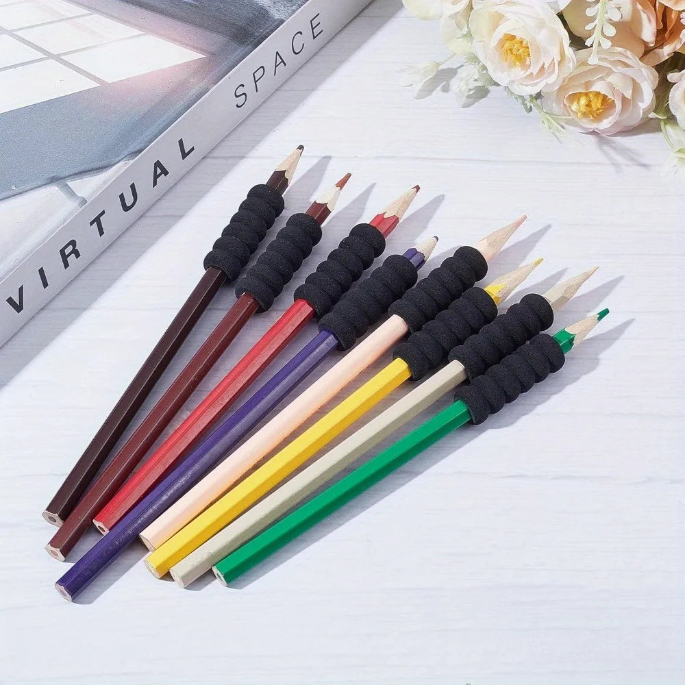 Foam Pencil Grip Set for Pens & Pencils