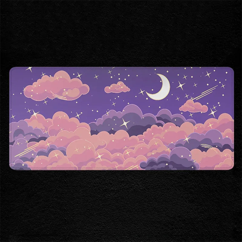 Anime Gaming Mouse Pad Skyscape Desk Mat