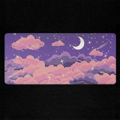 Anime Gaming Mouse Pad Skyscape Desk Mat