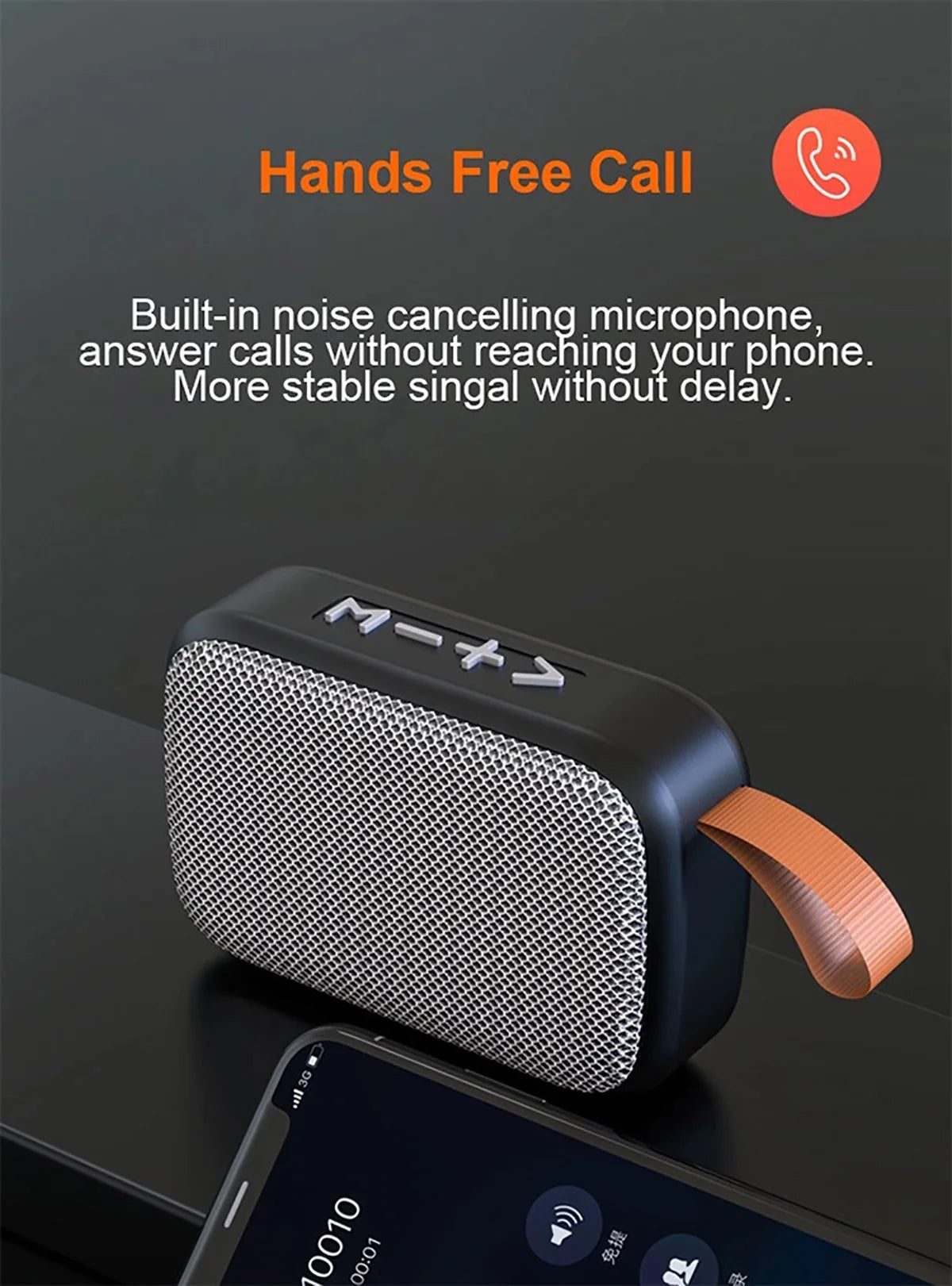 Portable Bluetooth Speaker with TF Card Support