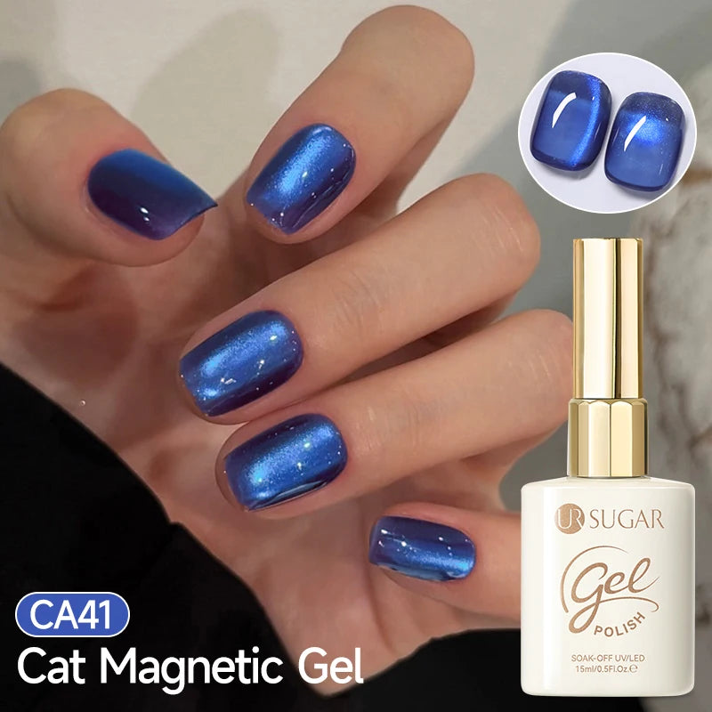 UR SUGAR 15ml White Cat Magnetic Gel Nail Polish